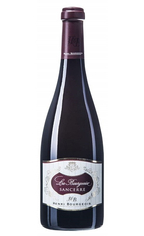 Photographie d'une bouteille de vin rouge Bourgeois La Bourgeoise 2018 Sancerre Rge 75cl Crd