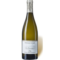 Photographie d'une bouteille de vin blanc Bourgeois En Travertin 2022 Pouilly-Fume Blc 75 Cl Crd