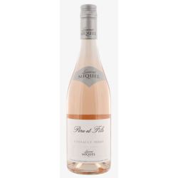 Photographie d'une bouteille de vin rosé Miquel Cinsault Syrah 2022 Pays D Oc Rose 75cl Crd