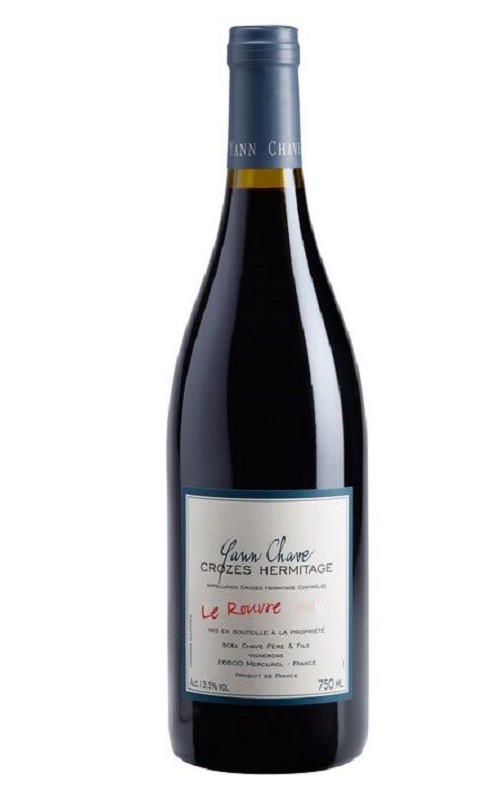 Photographie d'une bouteille de vin rouge Chave Le Rouvre 2021 Crozes Rge Bio 1 5 L Crd