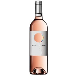 Photographie d'une bouteille de vin rosé Cazes Ostal Ostal Caze 2021 Igp Pays D Oc Rose 75cl Crd