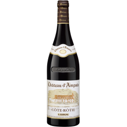 Photographie d'une bouteille de vin rouge Guigal Chateau D Ampuis 2018 Cote-Rotie Rge 75cl Crd