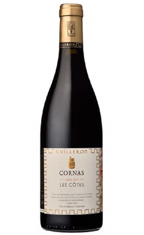 Photographie d'une bouteille de vin rouge Cuilleron Lieu-Dit Les Cotes 2020 Cornas Rge 75cl Crd