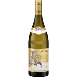 Photographie d'une bouteille de vin blanc Guigal La Doriane 2020 Condrieu Blc 75cl Crd