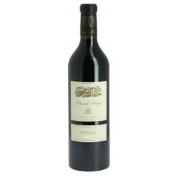 Photographie d'une bouteille de vin rouge Puech Haut Prestige 2020 Languedoc Rge 75cl Crd