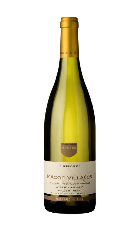 Photographie d'une bouteille de vin blanc Buxy Macon Villages Buissonnier 2021 Blc 75cl Crd