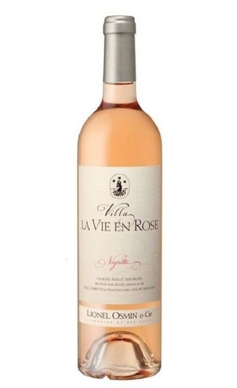 Photographie d'une bouteille de vin rosé Osmin Villa La Vie En Rose 2021 Vdf So Rose 75cl Crd