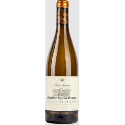 Photographie d'une bouteille de vin blanc Amadieu Grand Romane Cotes Du Rhone 2021 Cdr Blc 75cl Crd