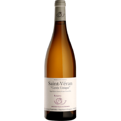 Photographie d'une bouteille de vin blanc Guffens Cuvee Unique 2021 Saint-Veran Blc 75cl Crd