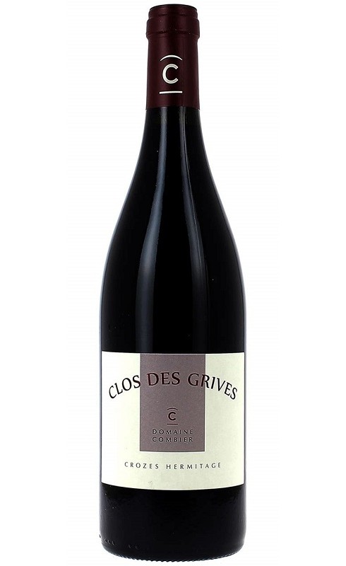 Photographie d'une bouteille de vin rouge Combier Clos Des Grives 2021 Crozes Rge 1 5 L Bio Crd