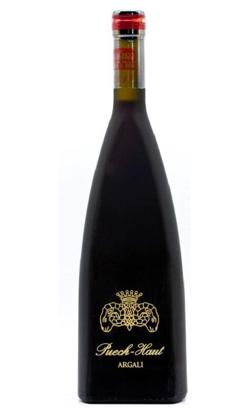 Photographie d'une bouteille de vin rouge Puech Haut Argali 2021 Vdf Languedoc Rge 75cl Crd