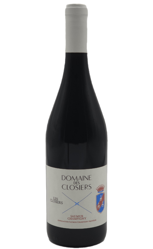 Photographie d'une bouteille de vin rouge Closiers Les Closiers 2022 Saumur Rge 75cl Crd