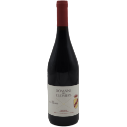 Photographie d'une bouteille de vin rouge Closiers Les Coudraies 2021 Saumur Rge 75cl Crd
