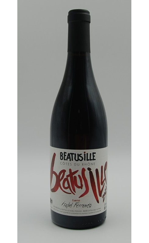 Photographie d'une bouteille de vin rouge St-Prefert Beatus Ille 2022 Cdr Rge Bio 1 5 L Crd