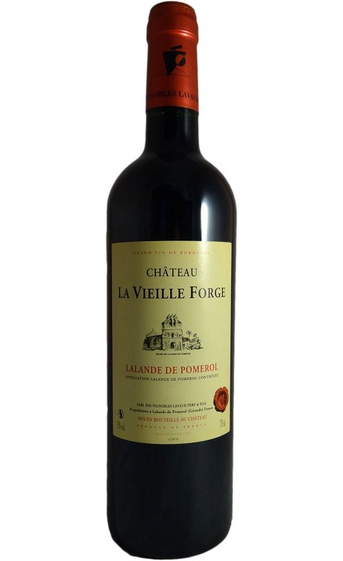 Photographie d'une bouteille de vin rouge Lavaud Vieille Forge 2020 Lalande Rge 75cl Crd