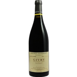 Photographie d'une bouteille de vin rouge Sarrazin Les Dracy 2022 Givry Rge 75cl Crd