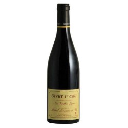 Photographie d'une bouteille de vin rouge Sarrazin Vieilles Vignes 1er Cru 2022 Givry Rge 75 Cl Crd