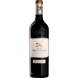 Photographie d'une bouteille de vin rouge Cht Pape Clement 2021 Pessac-Leognan Rge 75cl Crd