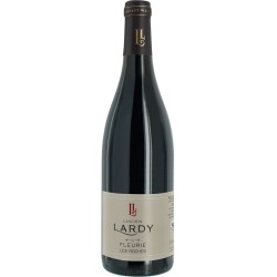 Photographie d'une bouteille de vin rouge Lardy Lu  Les Roches 2022 Fleurie Rge 75cl Crd