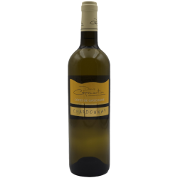 Photographie d'une bouteille de vin blanc Cht Barrejat Chardonnay 2023 Cdgascon Blc 75cl Crd
