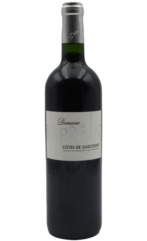Photographie d'une bouteille de vin rouge Cht Barrejat Cdgascon Rouge 2022 Cdgascon Rge 75cl Crd