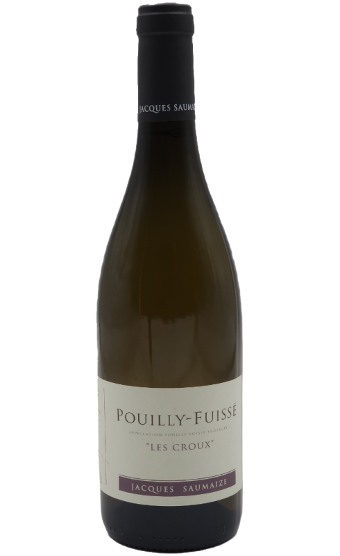Photographie d'une bouteille de vin blanc Saumaize Les Croux 2022 Pouilly-Fuisse Blc 75cl Crd