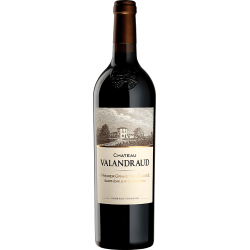 Photographie d'une bouteille de vin rouge Cht Valandraud 2021 St-Emilion Gc Rge 75cl Crd