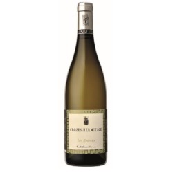 Photographie d'une bouteille de vin blanc Cuilleron Les Rousses 2021 Crozes Blc 75cl Crd
