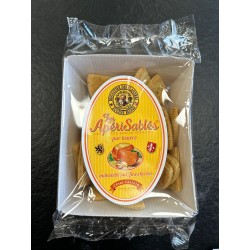 Photographie d'un produit d'épicerie Maison Chuques Aperisables Mimolette Ail Herbe E Blond 85g