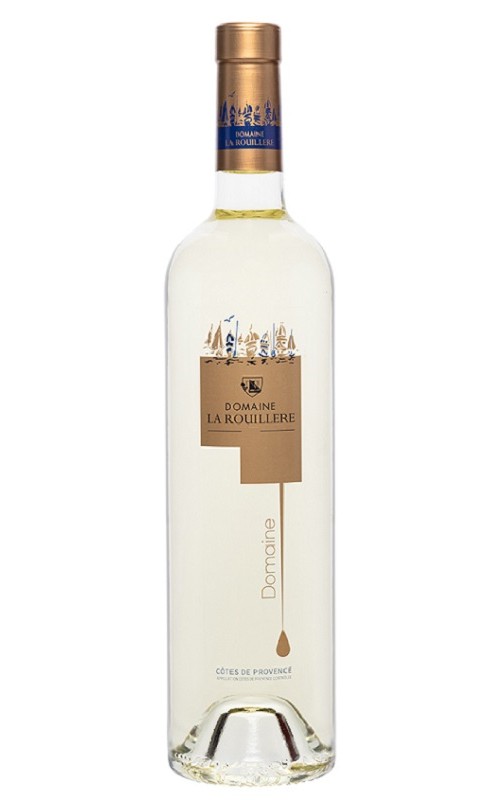 Photographie d'une bouteille de vin blanc Rouillere Cuvee Domaine 2022 Cdp Blc 75cl Crd
