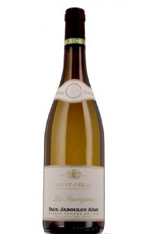 Photographie d'une bouteille de vin blanc Jaboulet Les Sauvageres 2020 Saint-Peray Blc 75cl Crd