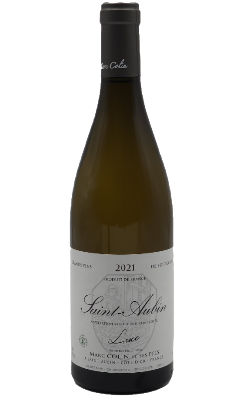 Photographie d'une bouteille de vin blanc Colin St-Aubin Village Cuvee Luce 2021 Blc 75 Cl Crd