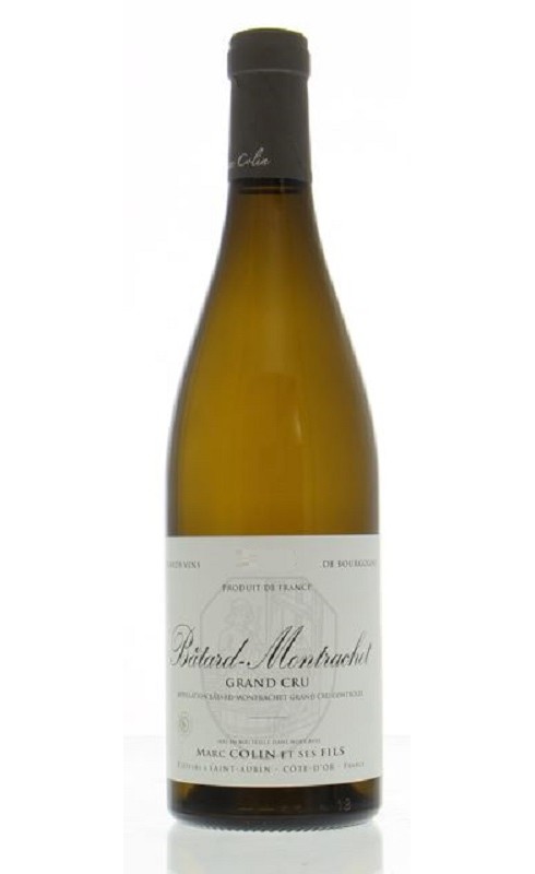 Photographie d'une bouteille de vin blanc Colin Batard-Montrachet Gc 2021 Blc 75cl Crd