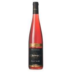 Photographie d'une bouteille de vin rouge Wolfberger Pinot Noir 2023 Alsace Rge 75cl Crd
