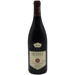 Photographie d'une bouteille de vin rouge Bailly Irancy 2022 Rge 75cl Crd