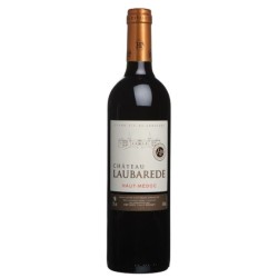 Photographie d'une bouteille de vin rouge Hts De Palette Laubarede 2020 Ht-Medoc Rge 75cl Crd