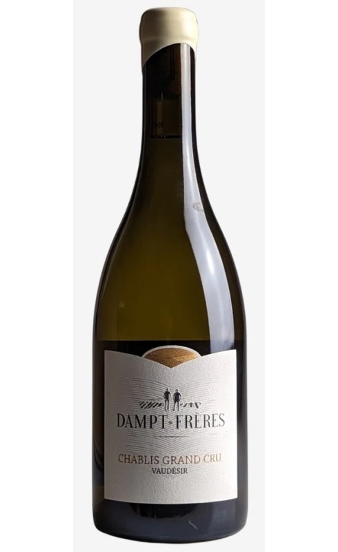 Photographie d'une bouteille de vin blanc Dampt Vaudesir Chablis Grand Cru 2020 Blc 75cl Crd