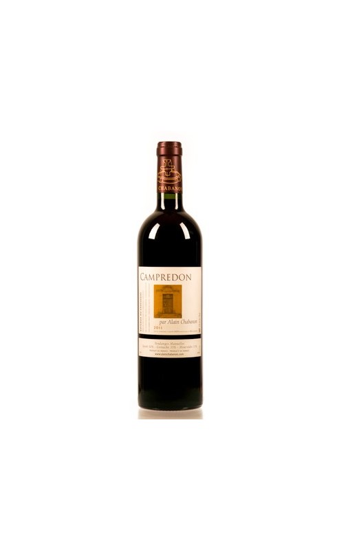 Photographie d'une bouteille de vin rouge Chabanon Campredon 2021 Terrasses Larzac Rge 75cl Crd