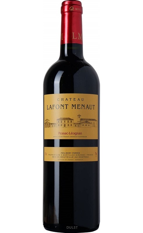 Photographie d'une bouteille de vin rouge Cht Lafont Menaut 2020 Pessac-Leognan Rge 75 Cl Crd