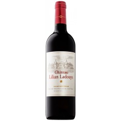 Photographie d'une bouteille de vin rouge Cht Lilian Ladouys 2021 St-Estephe Rge 75 Cl Crd