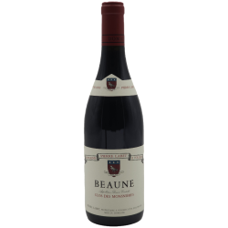 Photographie d'une bouteille de vin rouge Labet Clos Des Monsnieres 2020 Beaune Rge 75cl Crd
