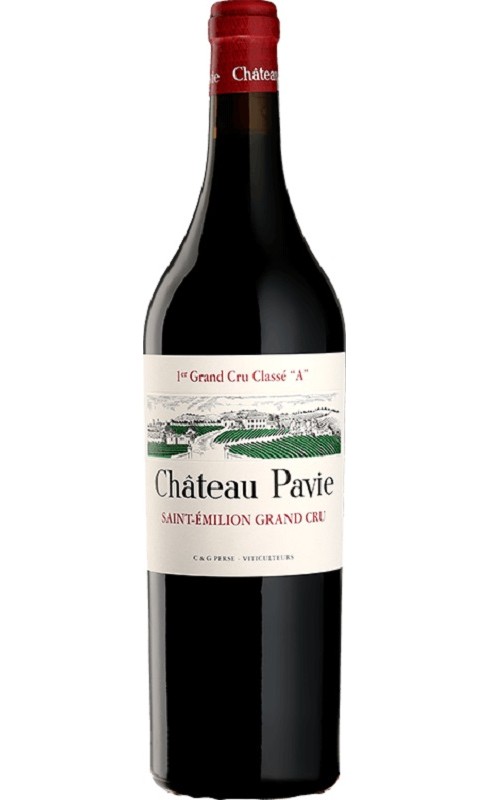 Photographie d'une bouteille de vin rouge Cht Pavie 2021 St-Emilion Gc Rge 75cl Crd