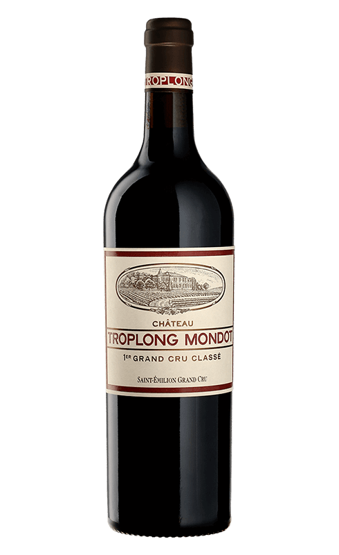 Photographie d'une bouteille de vin rouge Cht Troplong-Mondot 2021 St-Emilion Gc Rge 75cl Crd