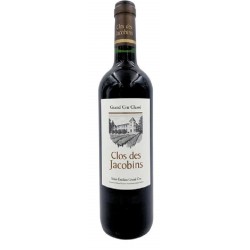 Photographie d'une bouteille de vin rouge Clos Des Jacobins 2021 St-Emilion Gc Rge 75cl Crd