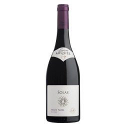 Photographie d'une bouteille de vin rouge Miquel Solas Pinot Noir 2021 Pays D Oc Rge 75cl Crd