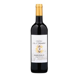 Photographie d'une bouteille de vin rouge Cht Du Colombier Cb6 2019 Bdx Rge 75cl Crd