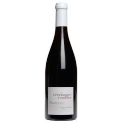 Photographie d'une bouteille de vin rouge Pinard Vendanges Entieres 2020 Sancerre Rge 75cl Crd