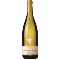 Photographie d'une bouteille de vin blanc Buxy Les Coeres 2022 Montagny 1er Cru Blc 75cl Crd
