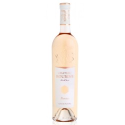 Photographie d'une bouteille de vin rosé Cht Roubine Premium 2022 Cdp Rose Bio 75cl Crd