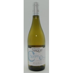 Photographie d'une bouteille de vin blanc Tariquet Chenin-Chardonnay 2022 Igp Cdgascon Blc 75cl Crd